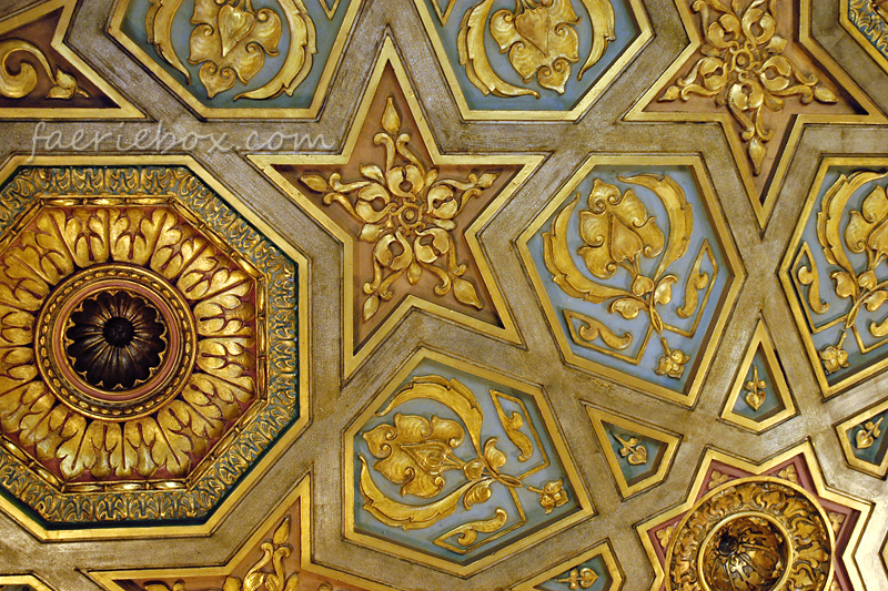 Hearst Castle ceiling