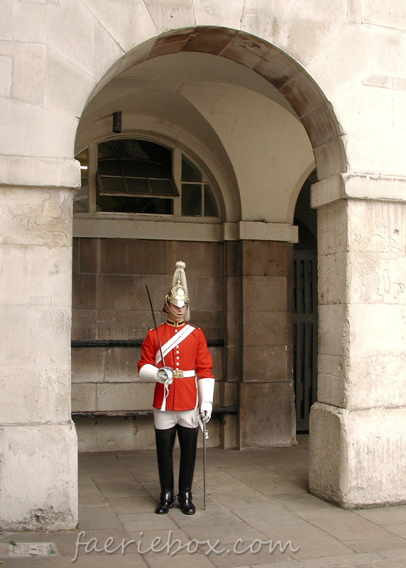 guard at St. James Palace