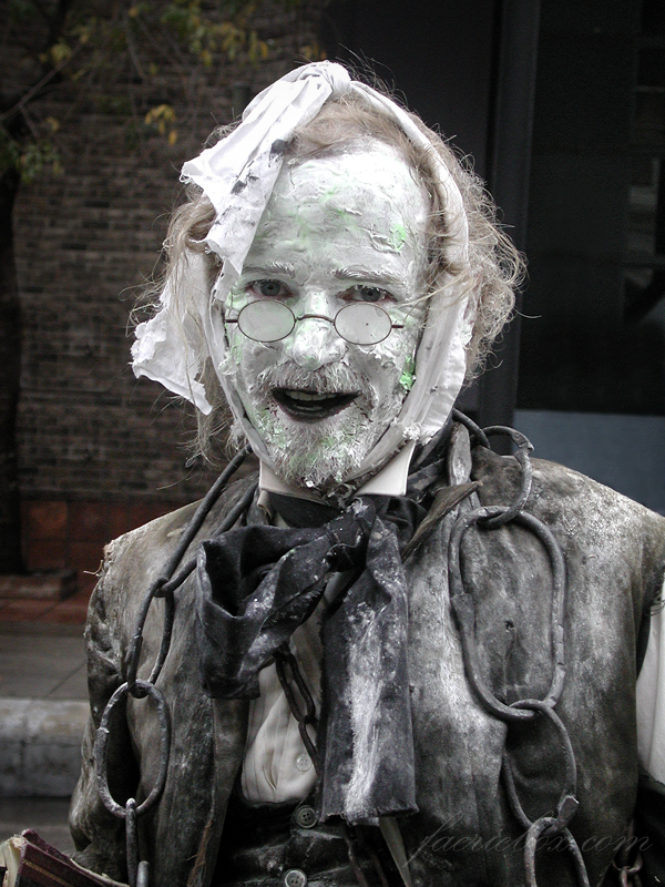 as the Ghost of Marley, Dickens, 2001