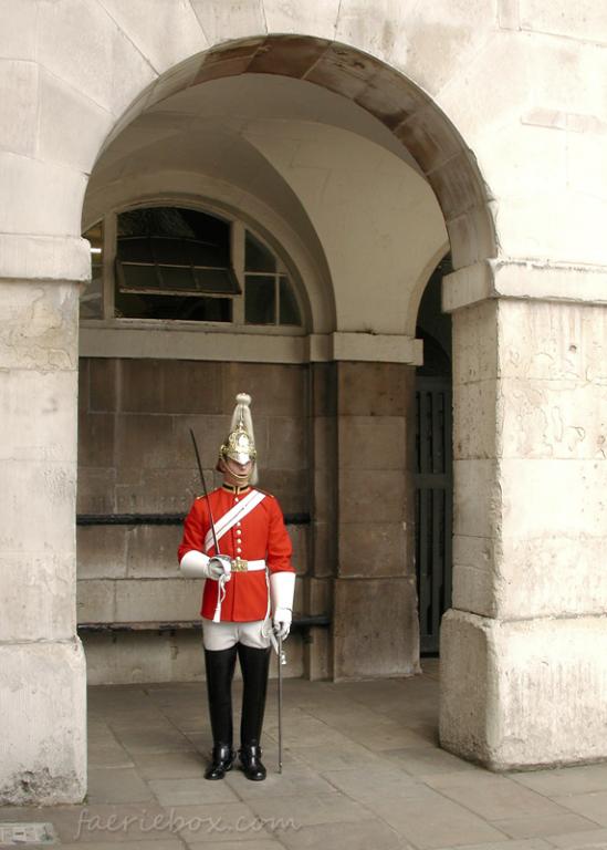 guard at St. James Palace