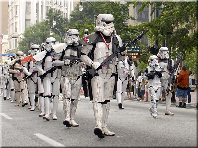 More troopers on parade...