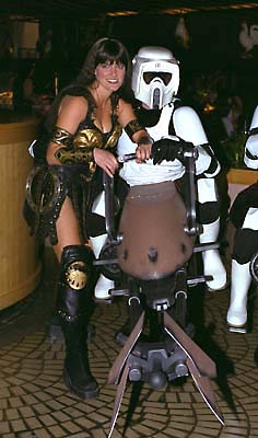 Xena and Storm Trooper